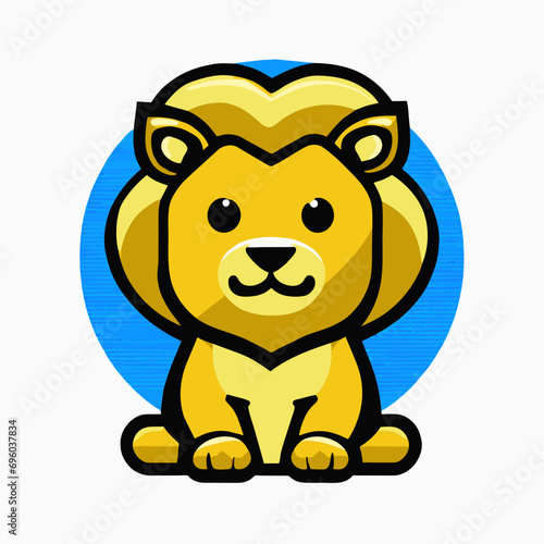 cartoon lion cub