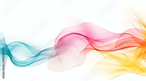 An abstract representation of smoke and ink in various colors, forming unique and artistic shapes