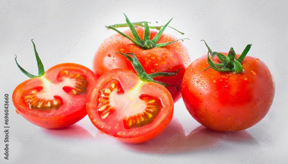 Tomatoes isolated white background Tomatoes isolated white background
