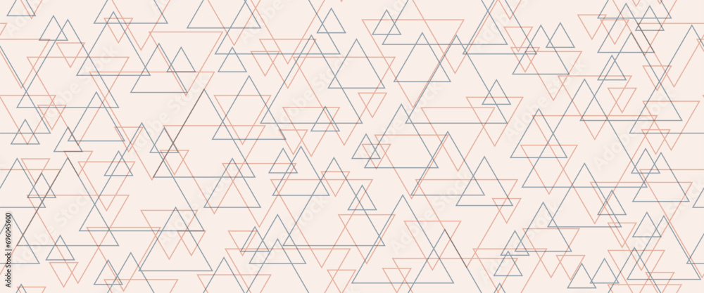 Seamless triangle pattern for banners, covers, brochures, textiles, textures of simple backgrounds