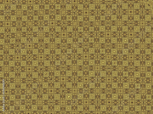 Retrophone sepia, damask pattern.