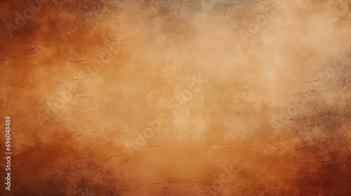 The background is earth-tone textured and features minimal abstract art in brown.
