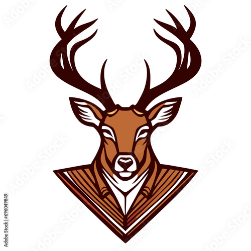 head deer vector
