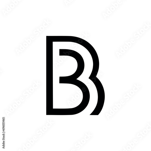Initial Letter BBLogo Design Template Design vector photo