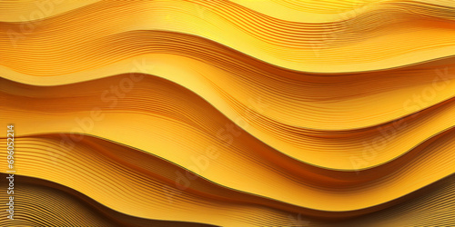 modern artistic creative background with wood carving effect,close-up,soft lines,mustard color,banner concept,wallpaper