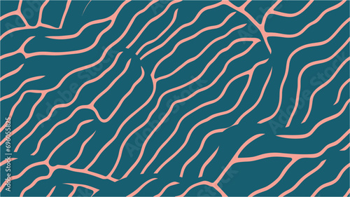 Vector texture with bright waves, vertical curved stripes. Abstract wave pattern. Vineyard field vector seamless texture.