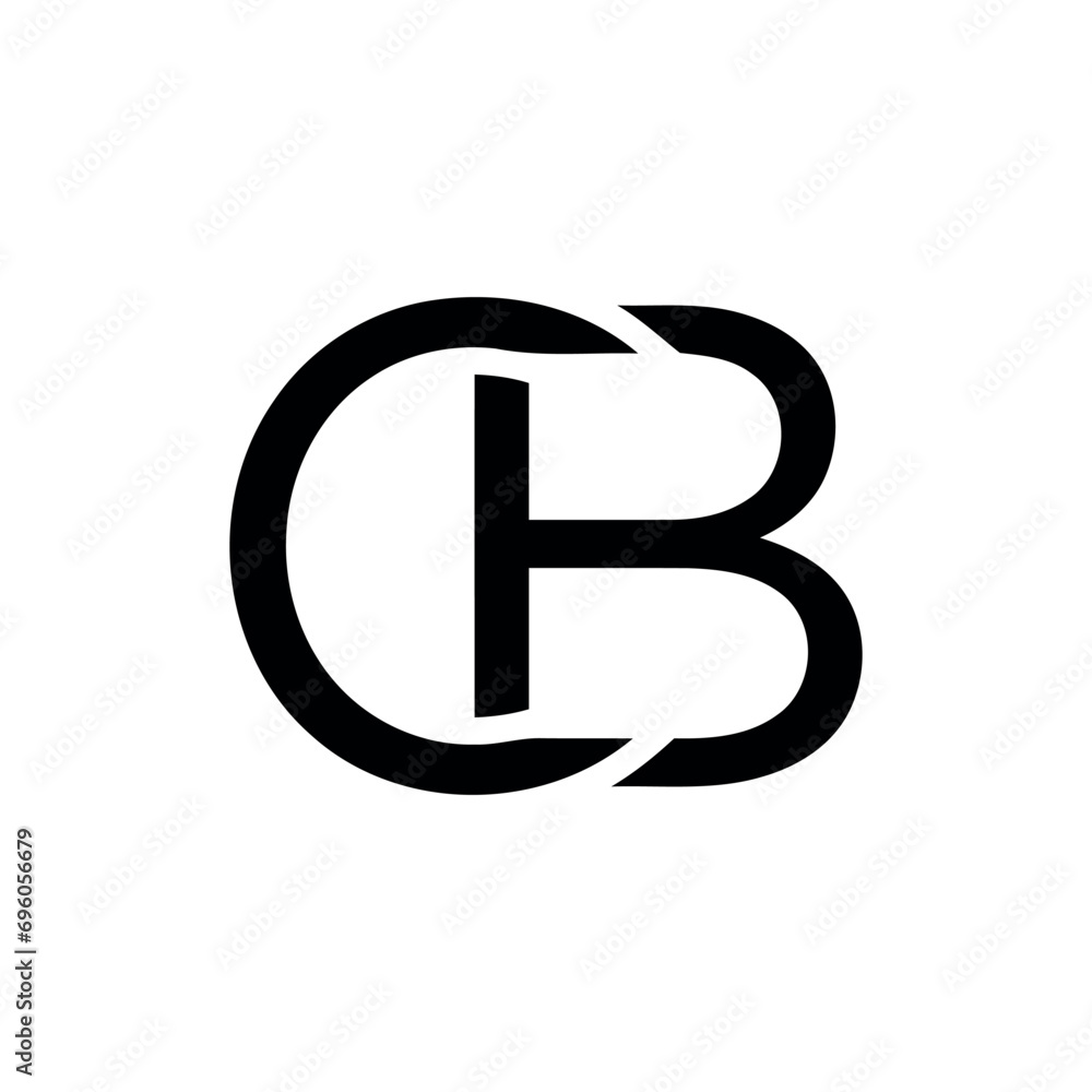 Initial Letter CB Logo Design Template Design vector Initial Letter CB Logo Design Template Design vector