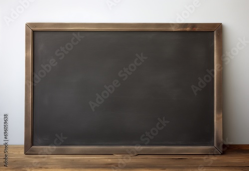 Blank blackboard to write text with copy space on white background.