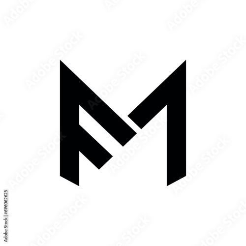 Fm logo creative design templates icon