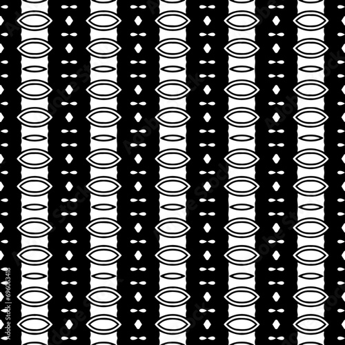 Seamless geometric repeating islamic patterns. Black and white pattern texture. Mosaic ornaments.One color wallpaper.