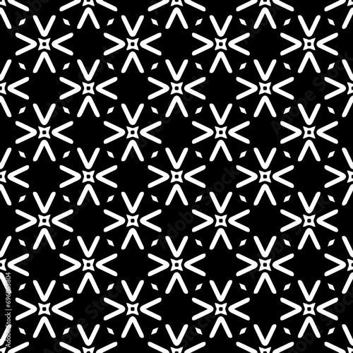 Seamless geometric repeating islamic patterns. Black and white pattern texture. Mosaic ornaments.One color wallpaper.