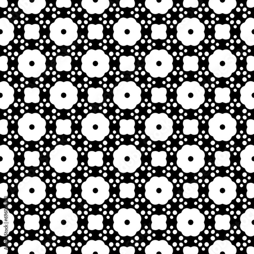 Seamless geometric repeating islamic patterns. Black and white pattern texture. Mosaic ornaments.One color wallpaper.