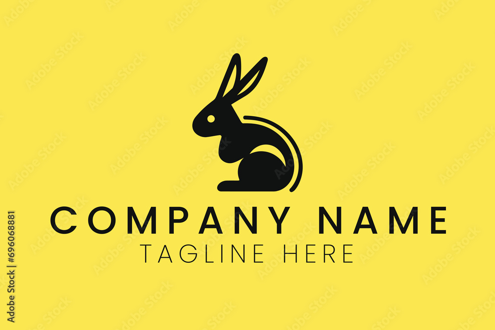 happy easter bunny minimalist logo vector sublimation design happy easter bunny minimalist logo vector sublimation design
