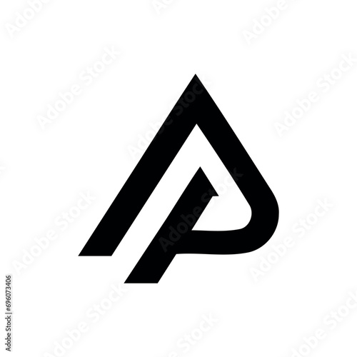 AP abstract logo design