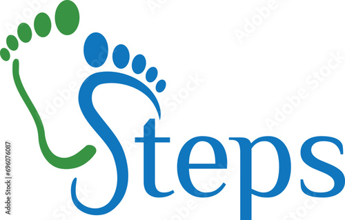 Step logotype vector logo
