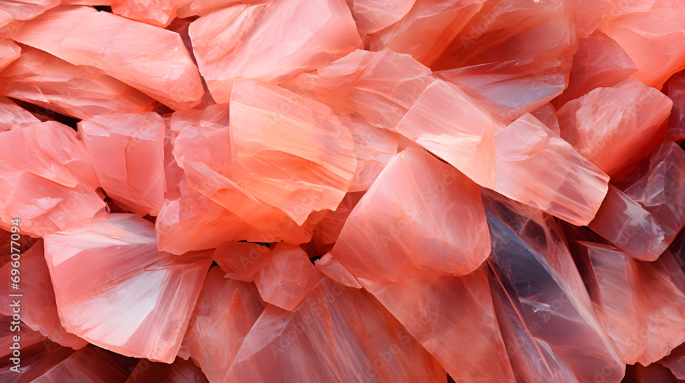 pieces of marble, texture in pink and peach fuzz shades background, stone surface. the color of 2024. pieces of marble, texture in pink and peach fuzz shades background, stone surface. the color of 2024.