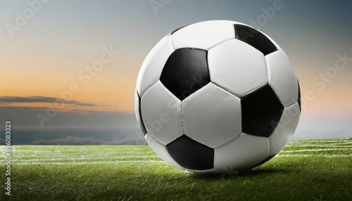 soccer ball on white background © Patti