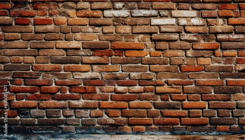 rustic brick wall background photo
