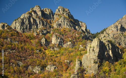 Fotografie Cozia Mountains during autumn