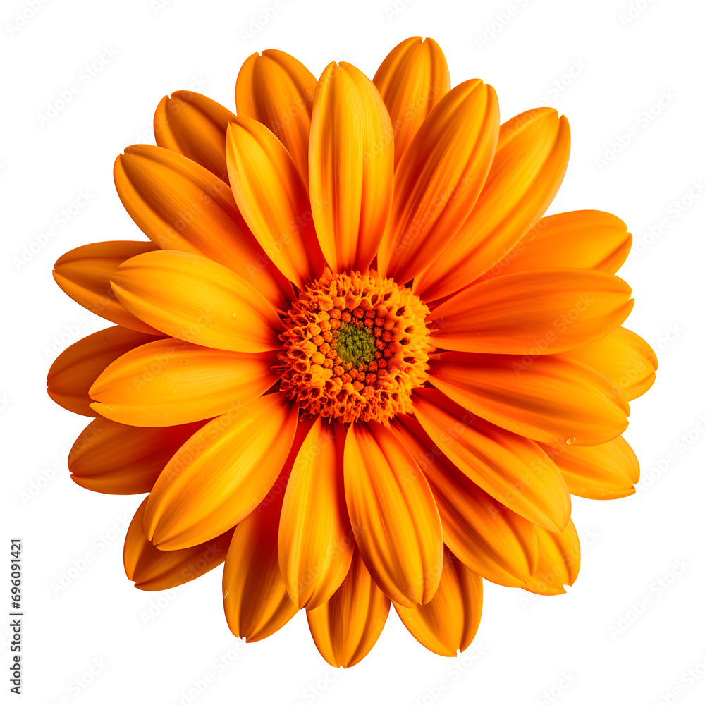 Orange Flower Isolated on Transparent Background Orange Flower Isolated on Transparent Background