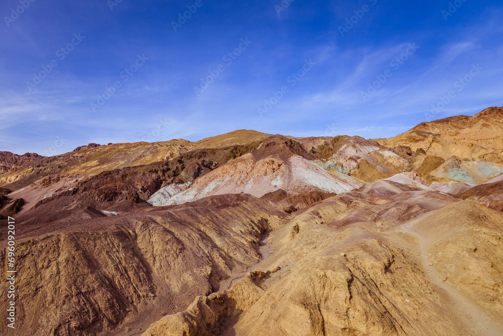 Colourful mountains of the Death Valley