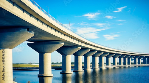 a reinforced concrete road bridge photo