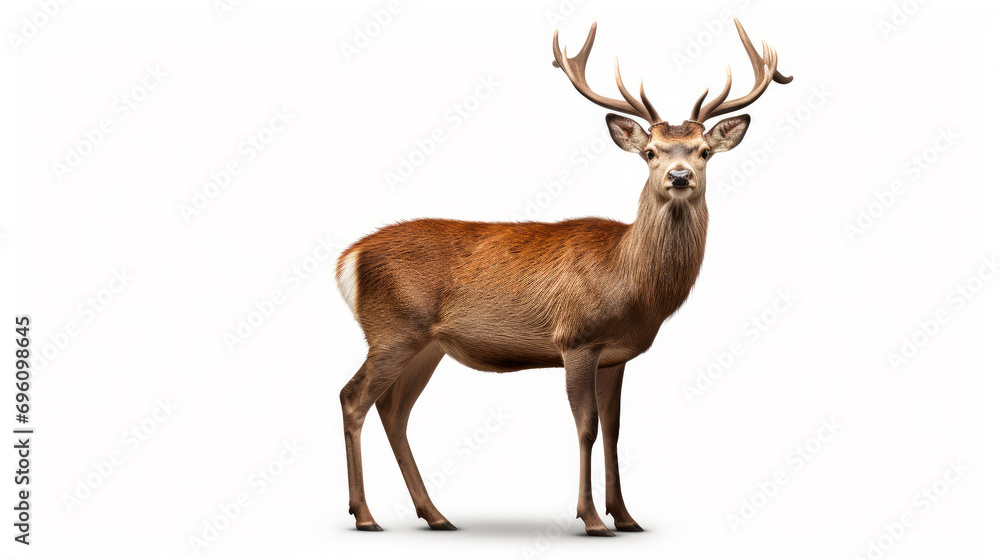 Fototapeta premium Majestic deer with antlers