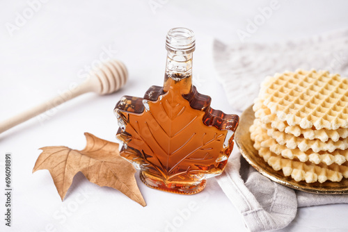 Bottle of tasty maple syrup...
