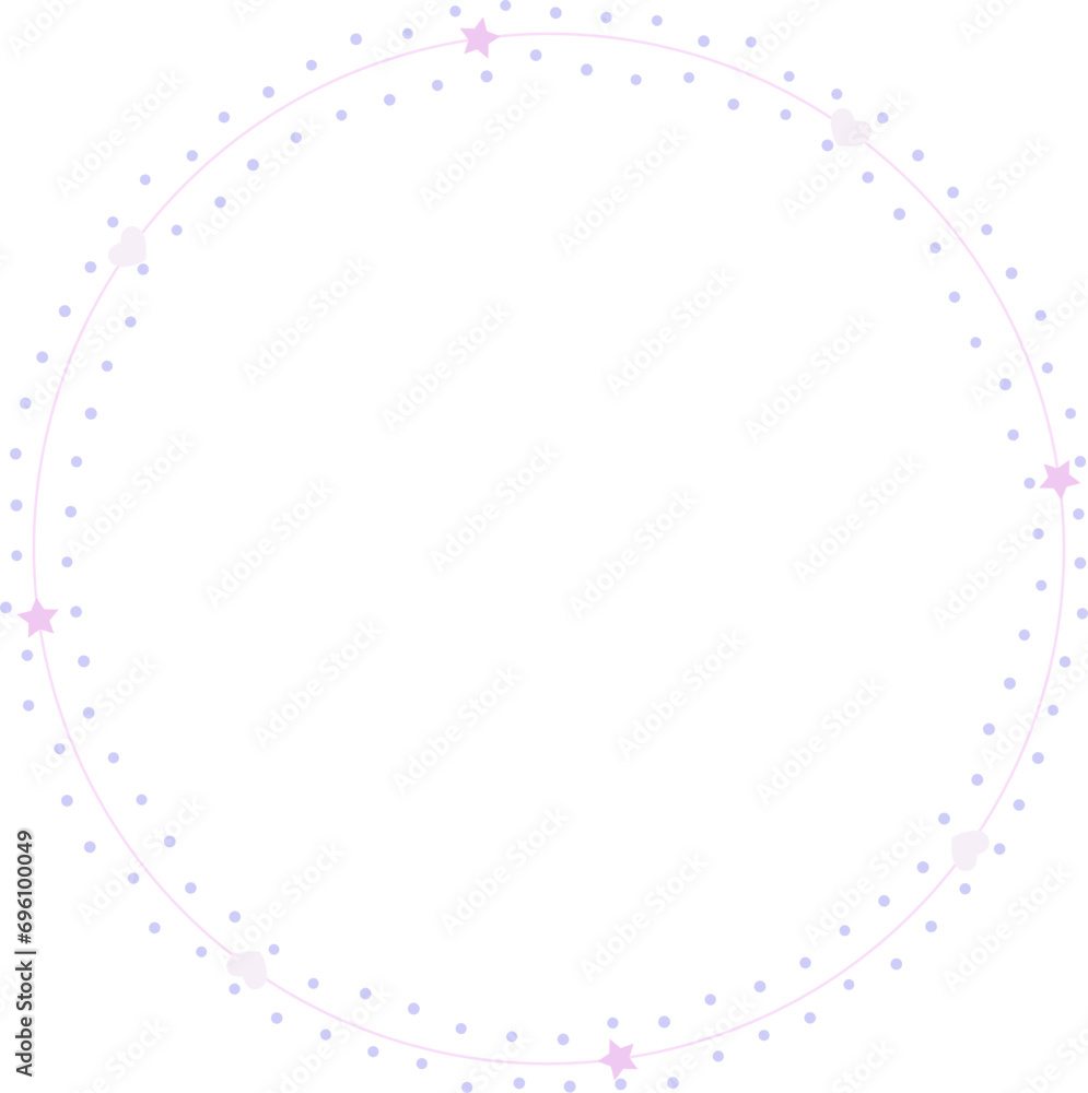 Circle Heart Frame Valentine's Day Circle Heart Frame Valentine's Day