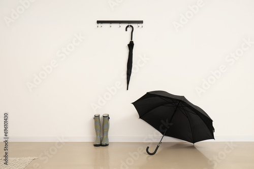 Rainy day essentials: black...