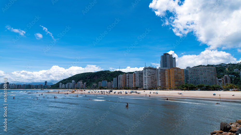 Obraz premium Santos Beach. Brazil.