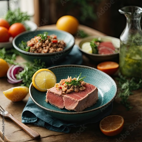 Tuna recipe, food, fish, plate, cooking