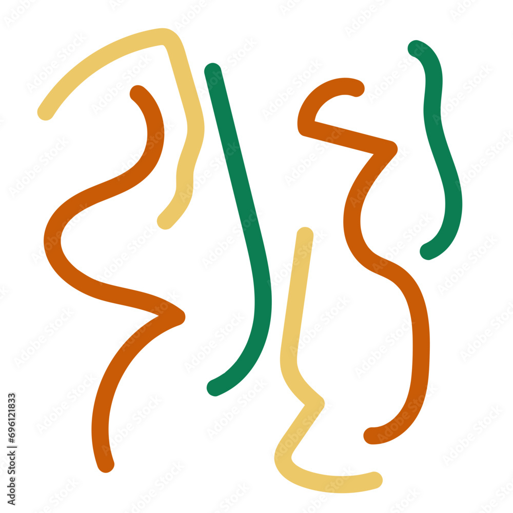 Retro squiggly scribble backdrop Retro squiggly scribble backdrop