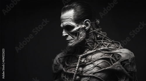 フランケンシュタインのイメージ - image of Frankenstein - No1-6 Generative AI photo