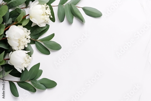 bouquets of flowers with eucalyptus