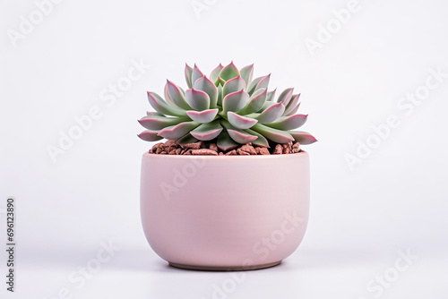 graptoveria opalina plant aesthetics style white background photo