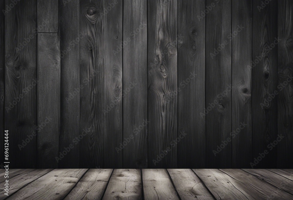 Old black grey rustic dark wooden texture - wood background panorama long banner