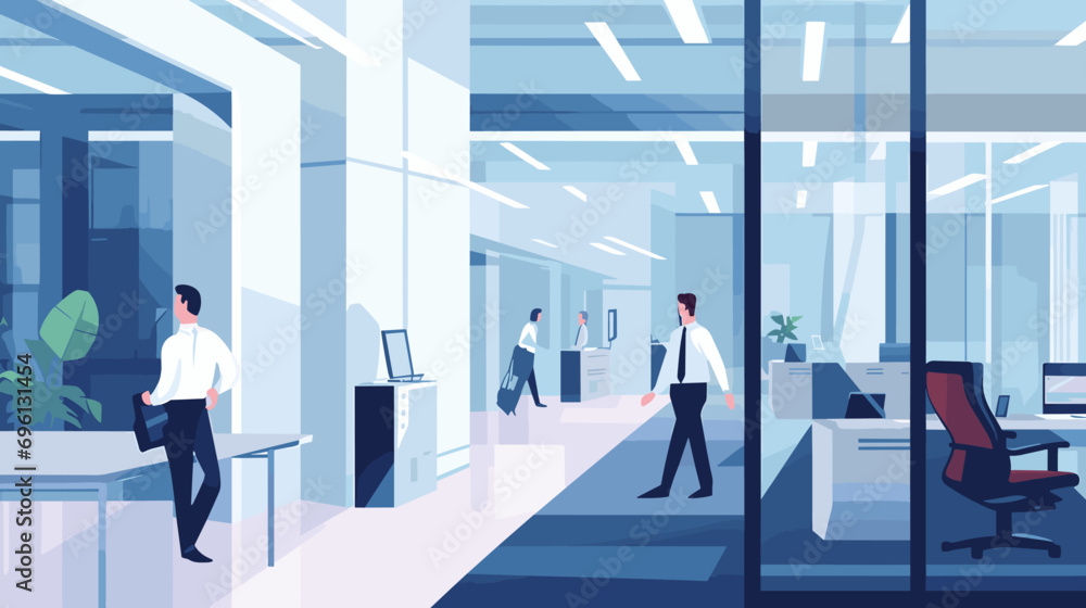 Concept vector illustration of business situation.
Concept vector illustration of business situation.