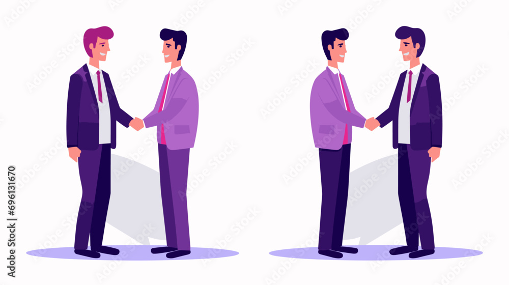 Concept vector illustration of business situation.	
