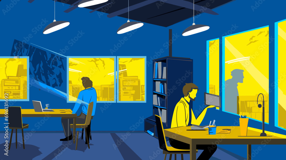 Naklejka premium Concept vector illustration of business situation. 