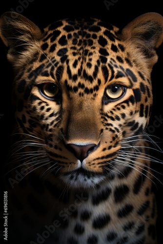 leopard portrait © Tejay
