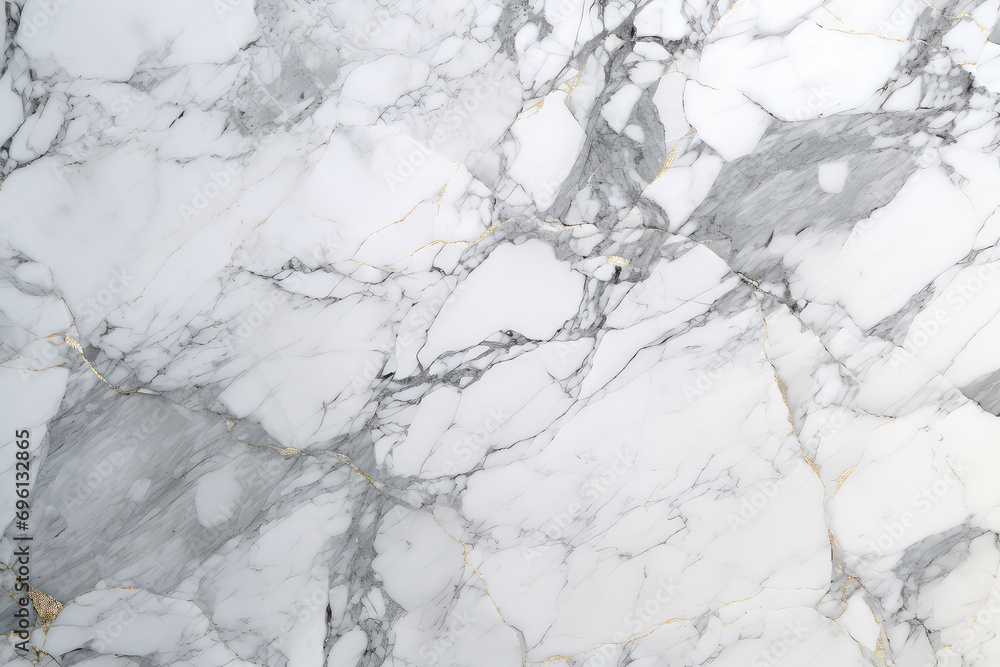 natural White marble texture for skin tile wallpaper luxurious background. texture stone slab smooth tile silver natural for interior decoration. Generative AI.