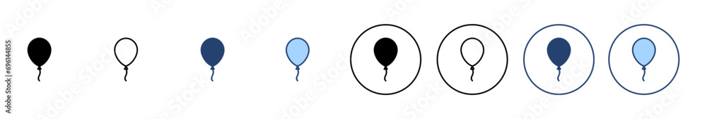 Balloon icon vector. Party balloon sign and symbol Balloon icon vector. Party balloon sign and symbol