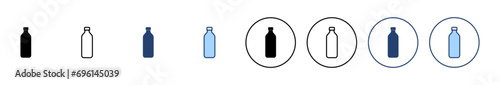 Bottle icon vector. bottle sign and symbol
