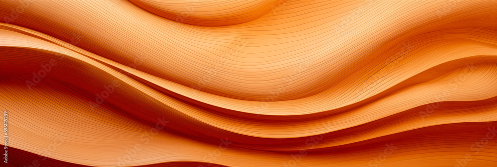 Obraz premium fancy unusual wavy wood texture