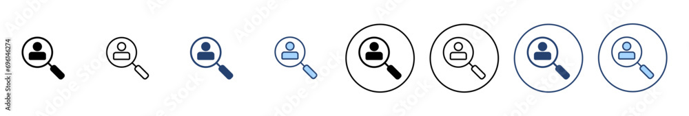Hiring icon vector. Search job vacancy sign and symbol. Human resources concept. Recruitment Hiring icon vector. Search job vacancy sign and symbol. Human resources concept. Recruitment
