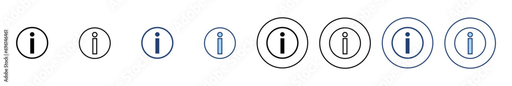 Information sign icon vector. about us sign and symbol. question mark icon Information sign icon vector. about us sign and symbol. question mark icon