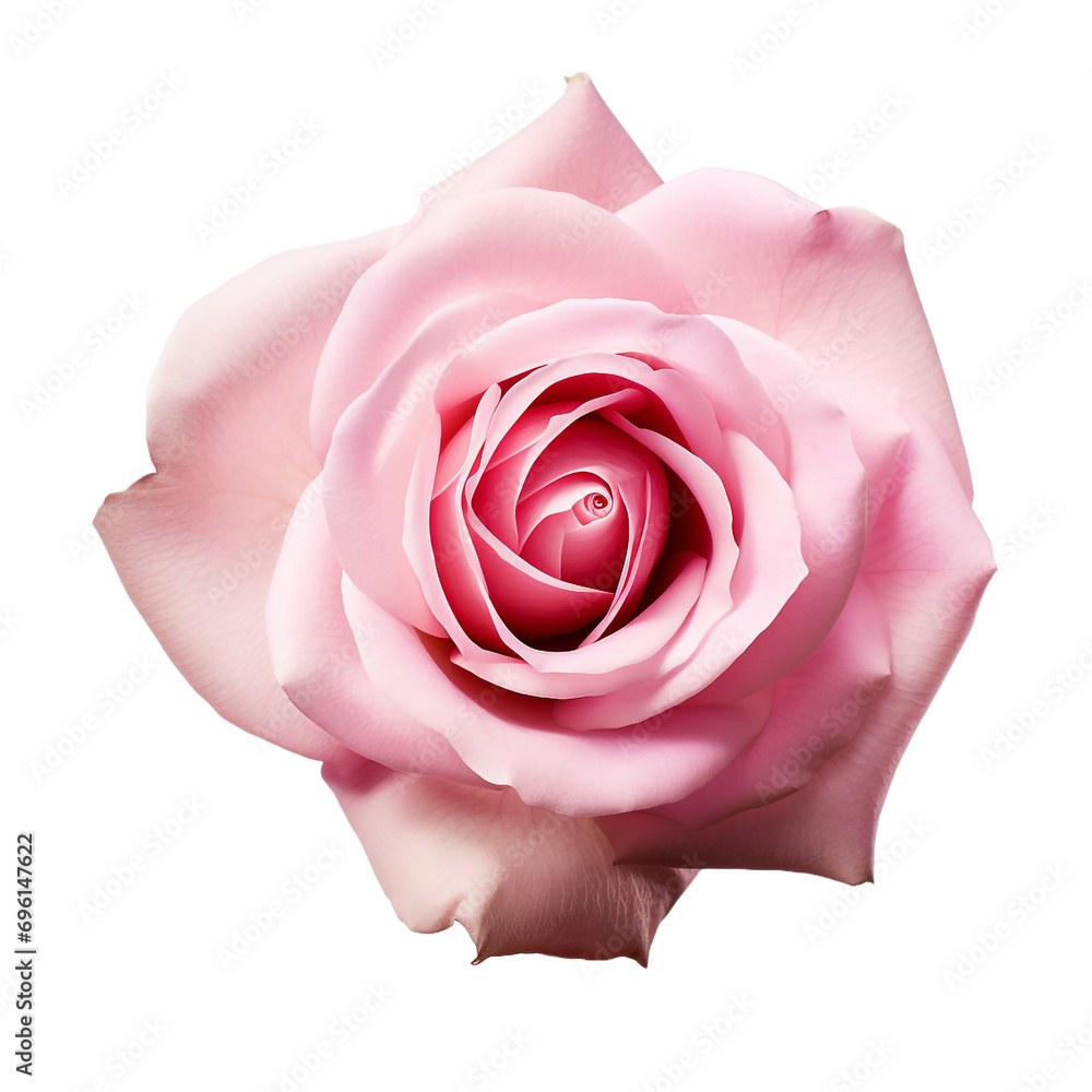 Fresh pink rose isolated on transparent background Fresh pink rose isolated on transparent background