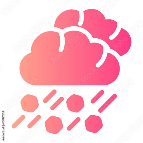hail gradient icon