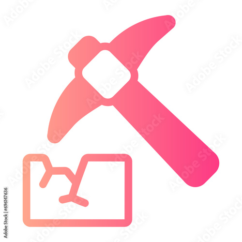 ice breaker gradient icon